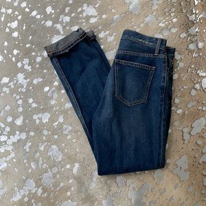 High waisted dark wash jeans NEVER WORN